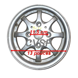 Jante alu x1 13 pouces...